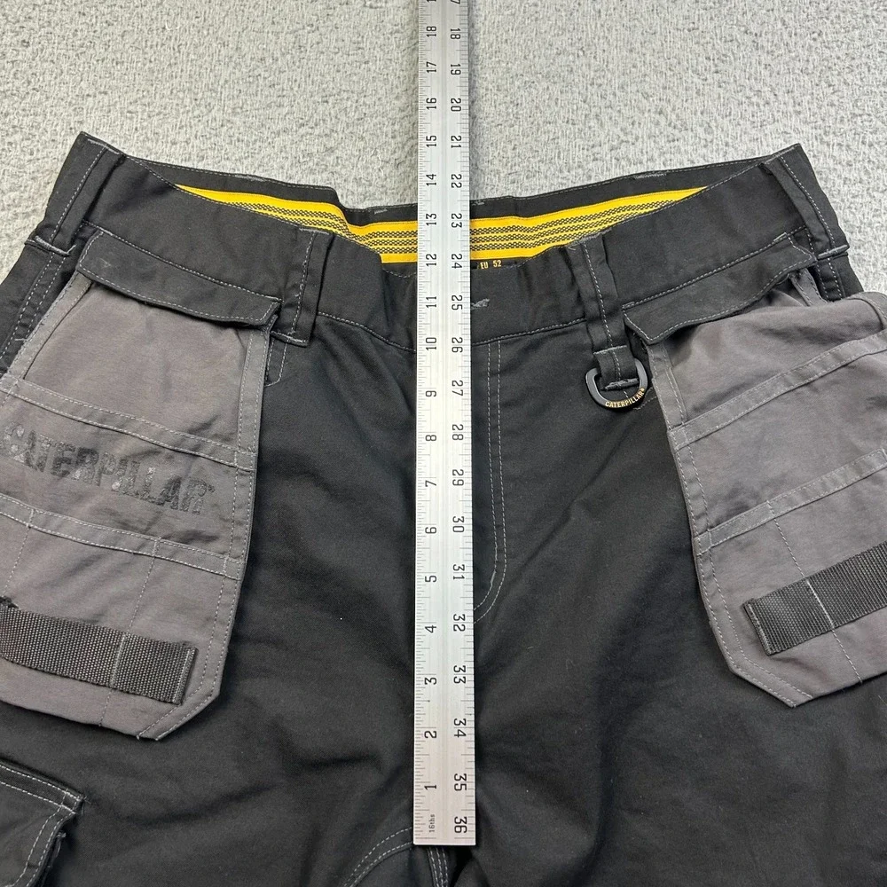 Caterpillar H2O Defender Pants Mens 36x34 Black Cargo Heavy Duty Utility Work